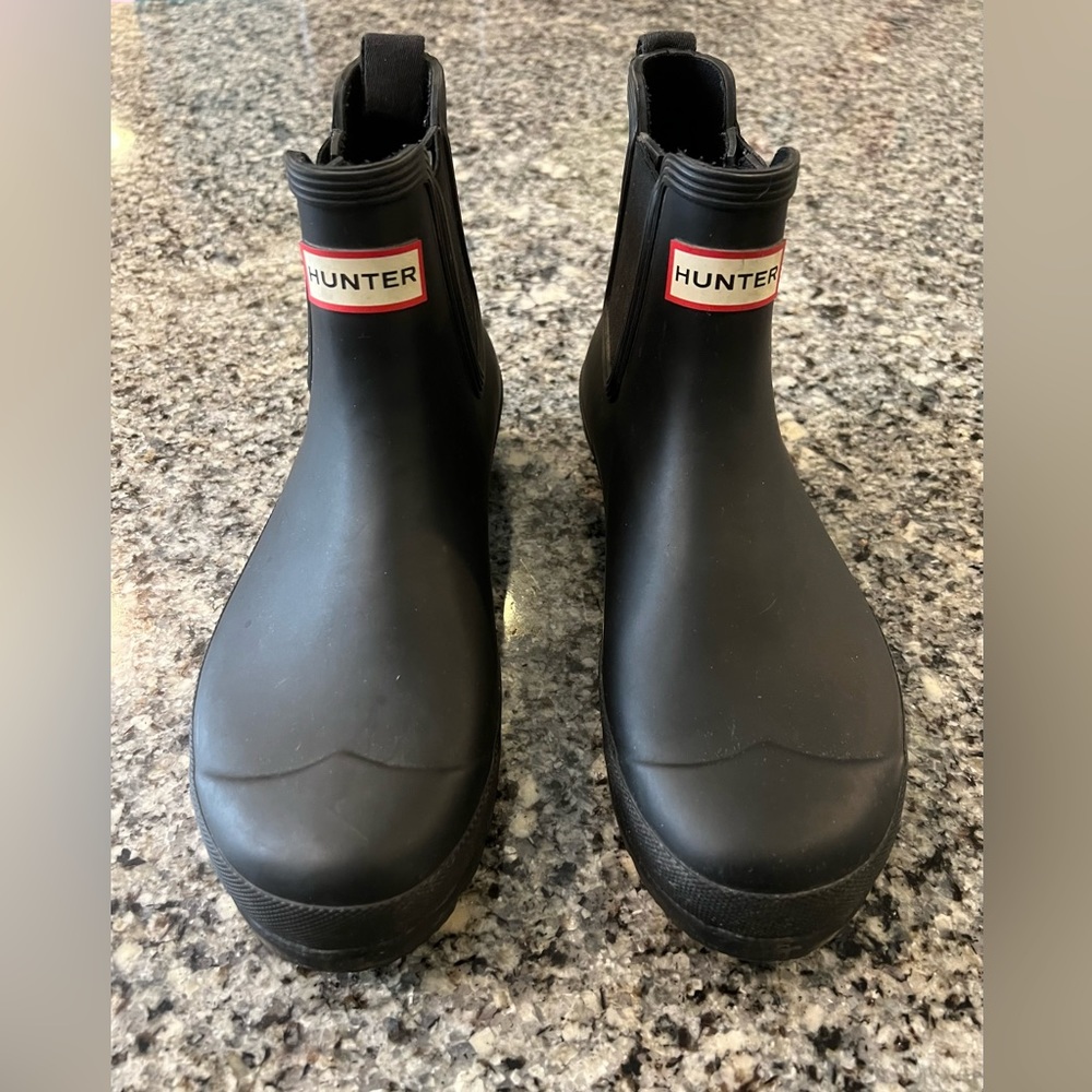 Hunter booties Size 10 - black